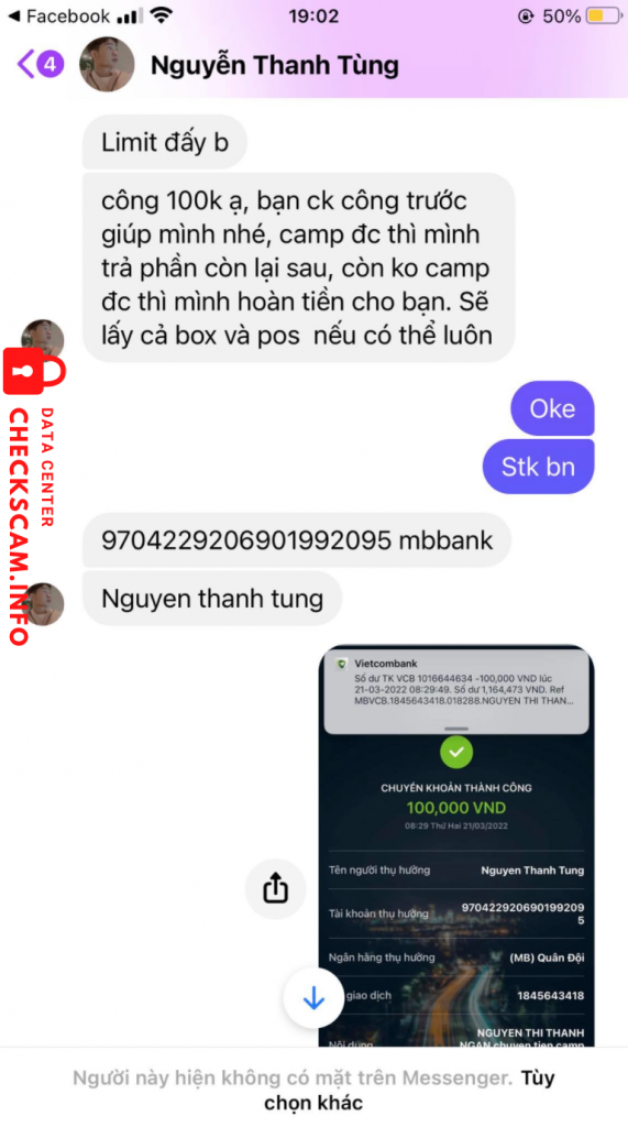 Preuves contre Nguyen thanh tung