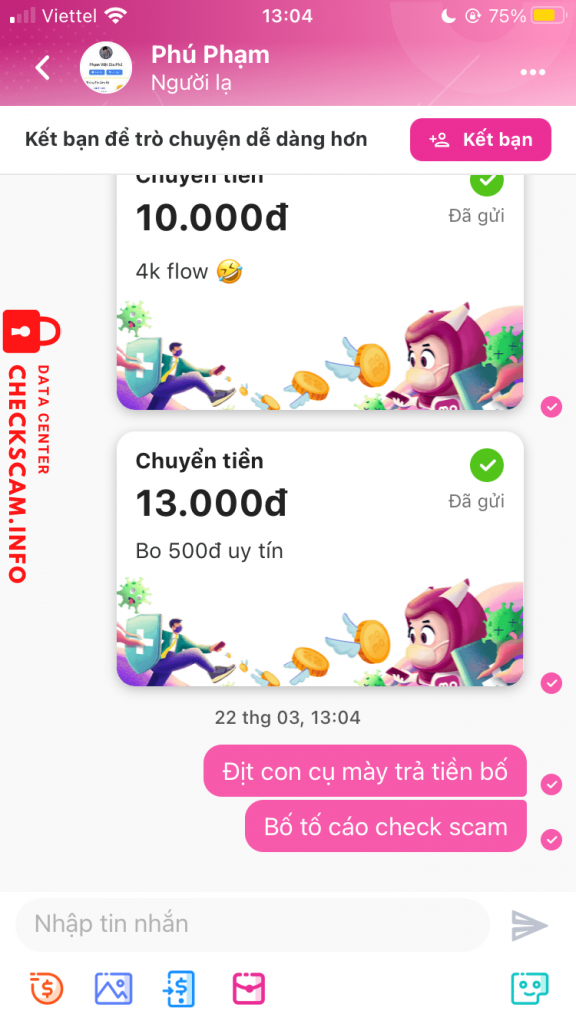 Preuves contre Phạm Việt Gia Phú