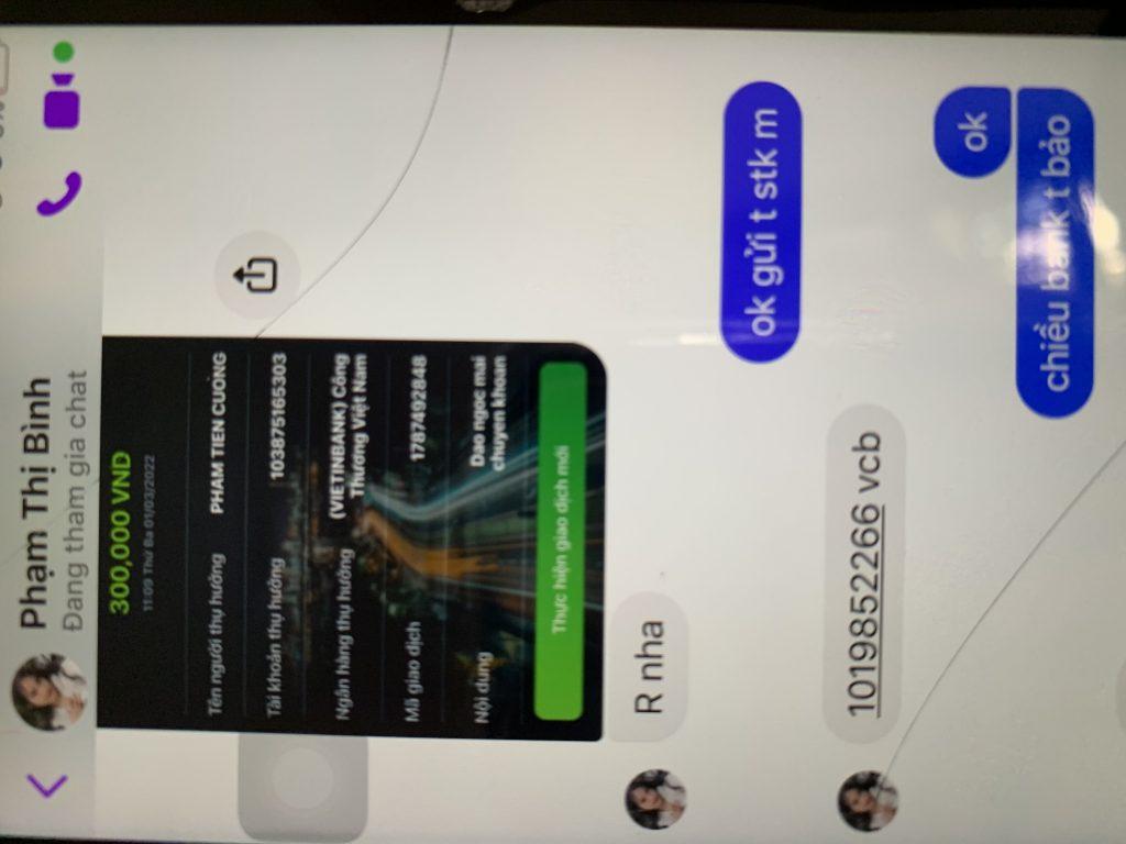 Preuves contre Phạm tiến Cường