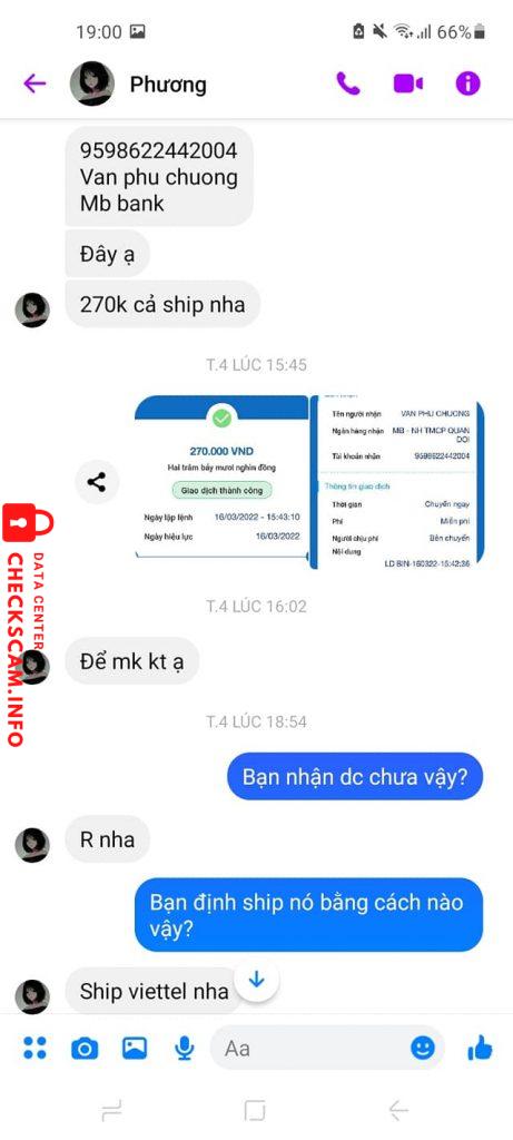 Preuves contre VAN PHU CHUONG