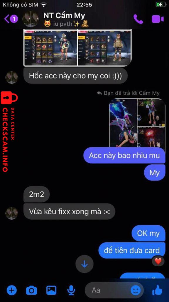 Preuves contre Nguyen Thi Cam amy