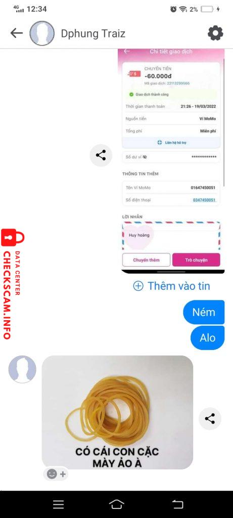 Preuves contre Dphung Traiz