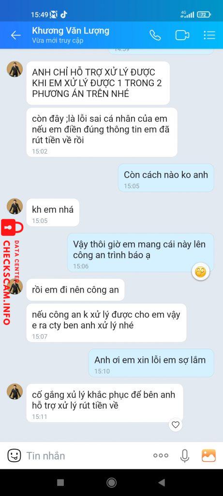 Preuves contre Khương Văn lương