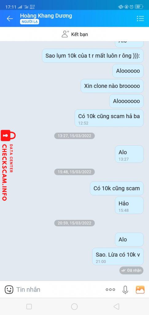 Preuves contre Trần Minh Hiếu