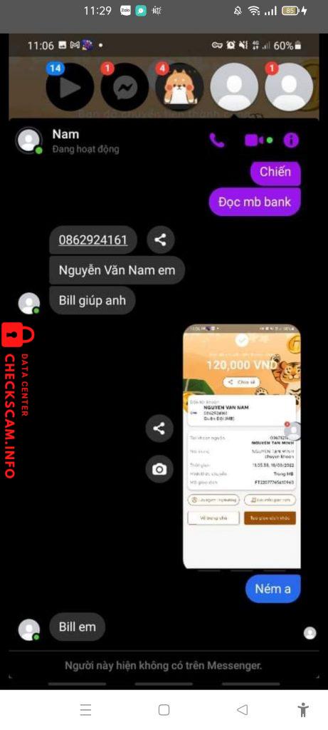 Preuves contre Nguyễn Văn Nam