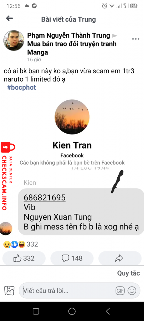 Preuves contre Nguyen Xuan Tung