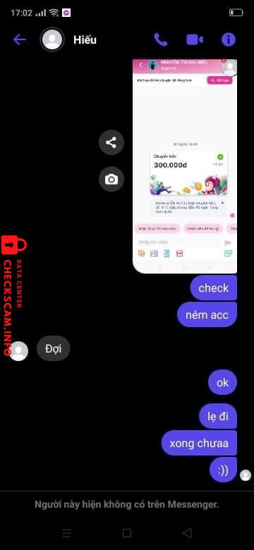 Preuves contre Nguyễn Trung Hiếu