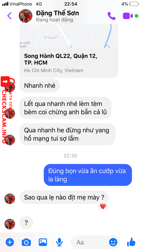 Preuves contre Đặng thế sơn