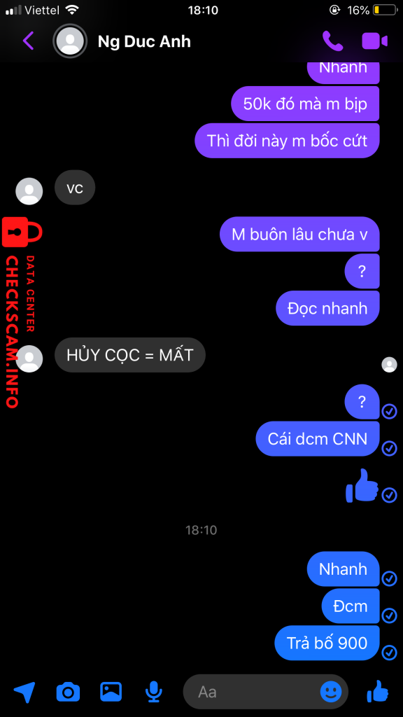 Preuves contre NGUYEN DUC ANH