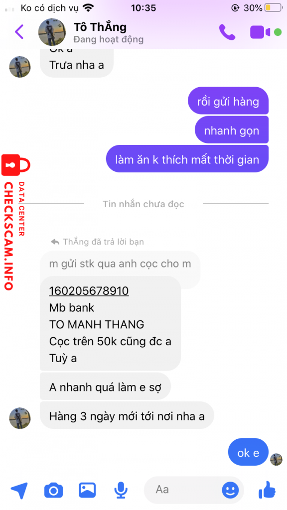 Preuves contre TO MANH THANG
