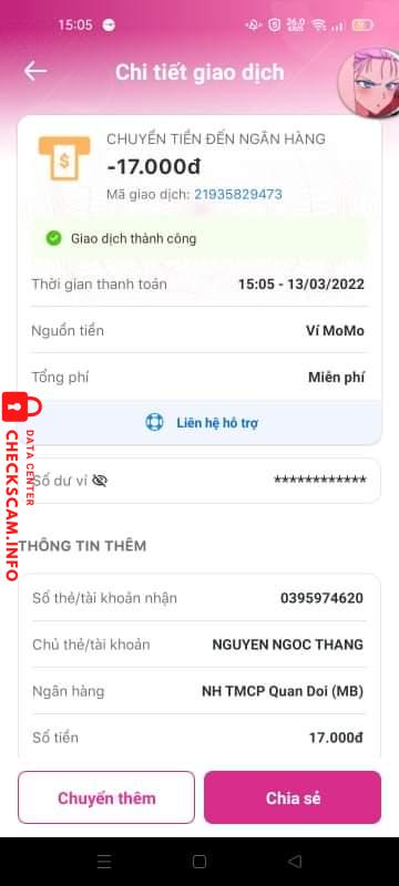 Preuves contre NGUYEN NGOC THANG