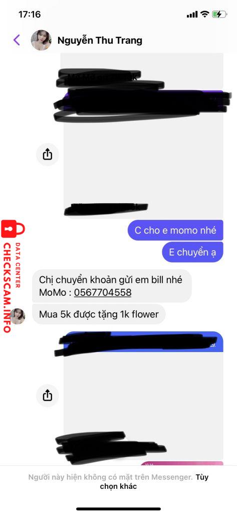 Preuves contre Nguyễn thu trang