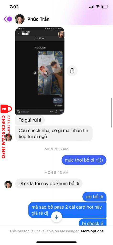 Preuves contre Duong Thi Gam