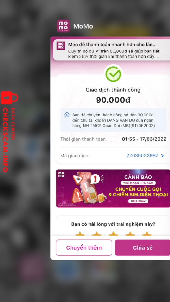 Ebidensya laban sa DANG VAN DU