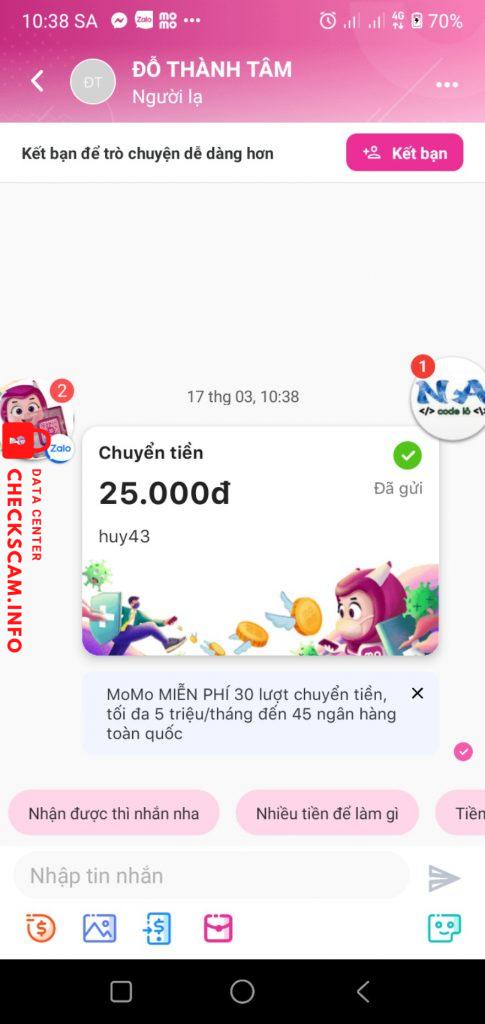 Ebidensya laban sa Đỗ Thành Tâm