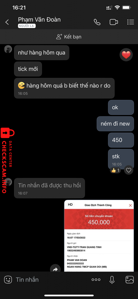 Ebidensya laban sa Pham Van Doan