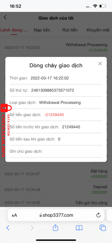 Ebidensya laban sa HO VAN THANH