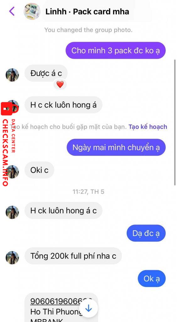 Bukti melawan Hồ Thị Phương