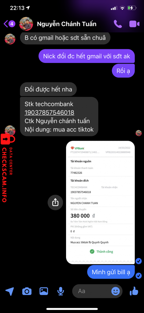 Ebidensya laban sa NGUYEN CHANH TUAN