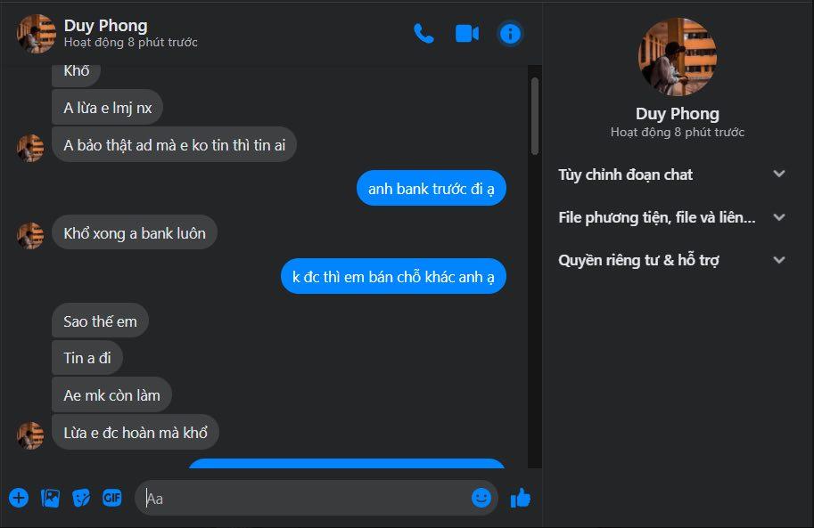 Ebidensya laban sa Duy Phong