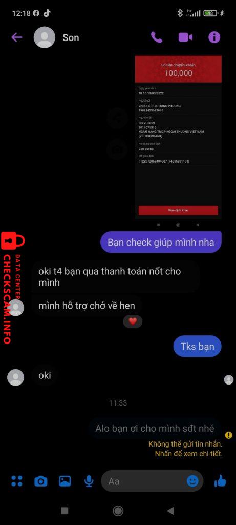 针对的证据 Ho Vu Son