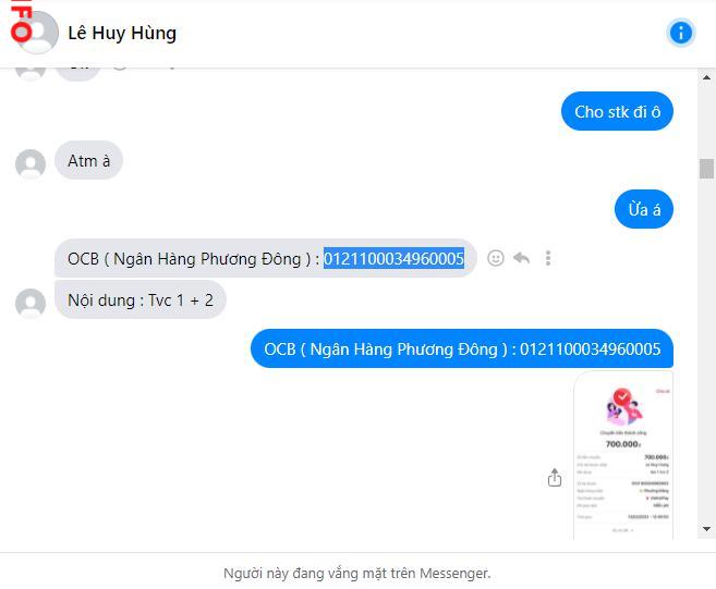 针对的证据 NGUYEN HUY HUNG