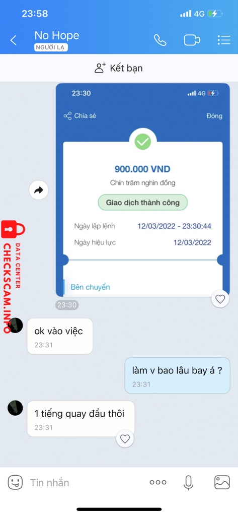 Evidence against phan trung hậu