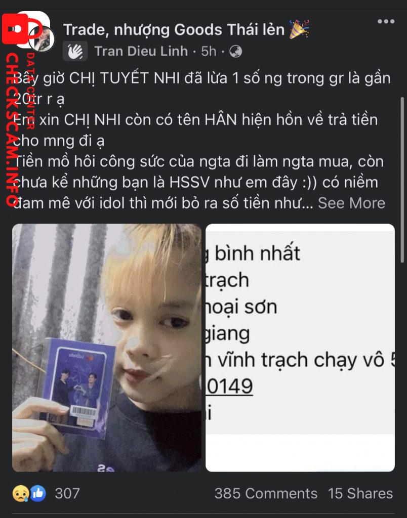 Ebidensya laban sa Nguyen Thi Trang