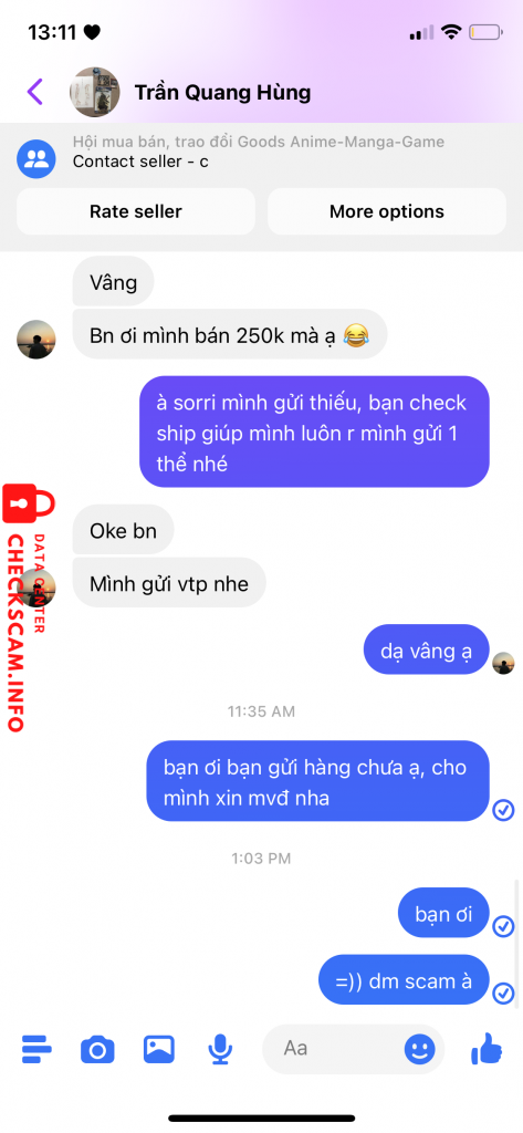 Ebidensya laban sa Trần Hồng Hân