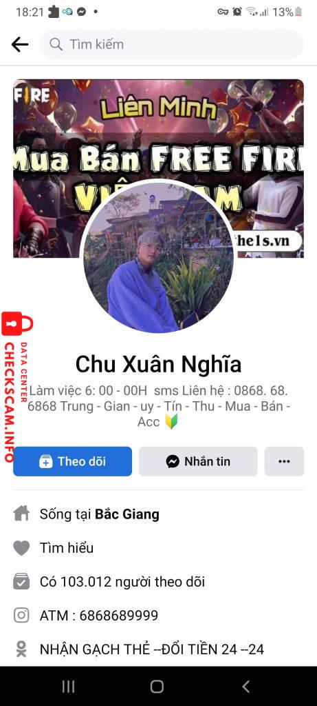 Ebidensya laban sa Chu Xuân Nghĩa