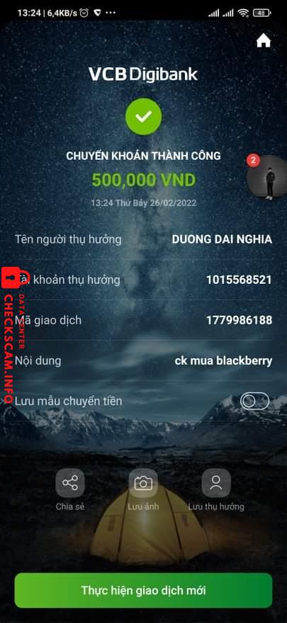 Ebidensya laban sa DUONG DAI NGHIA