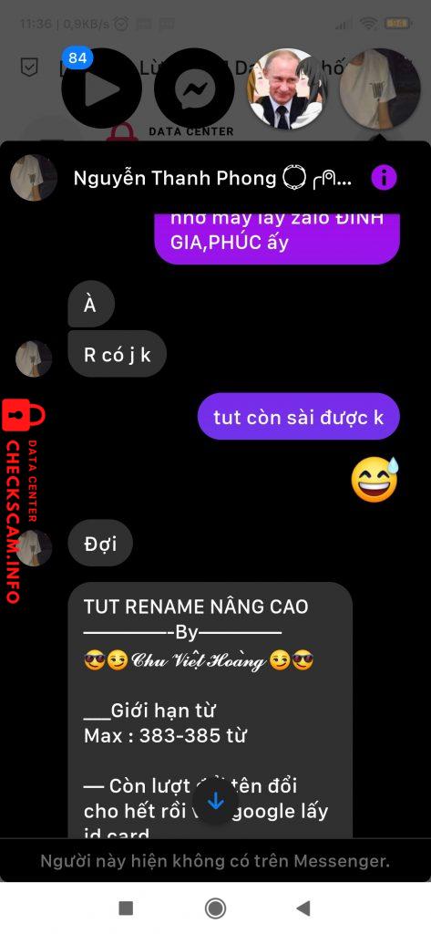 Ebidensya laban sa NGUYEN THANH PHONG