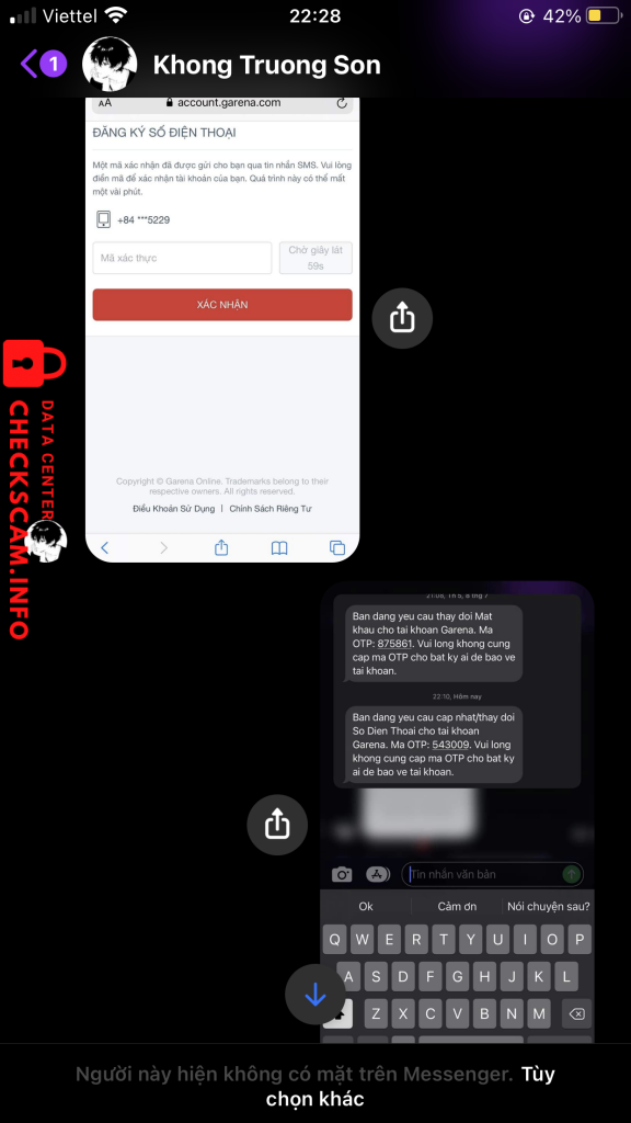 Ebidensya laban sa Khong Truong Son