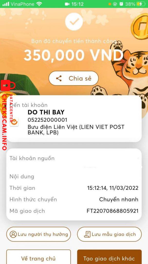 Ebidensya laban sa DO THI BAY