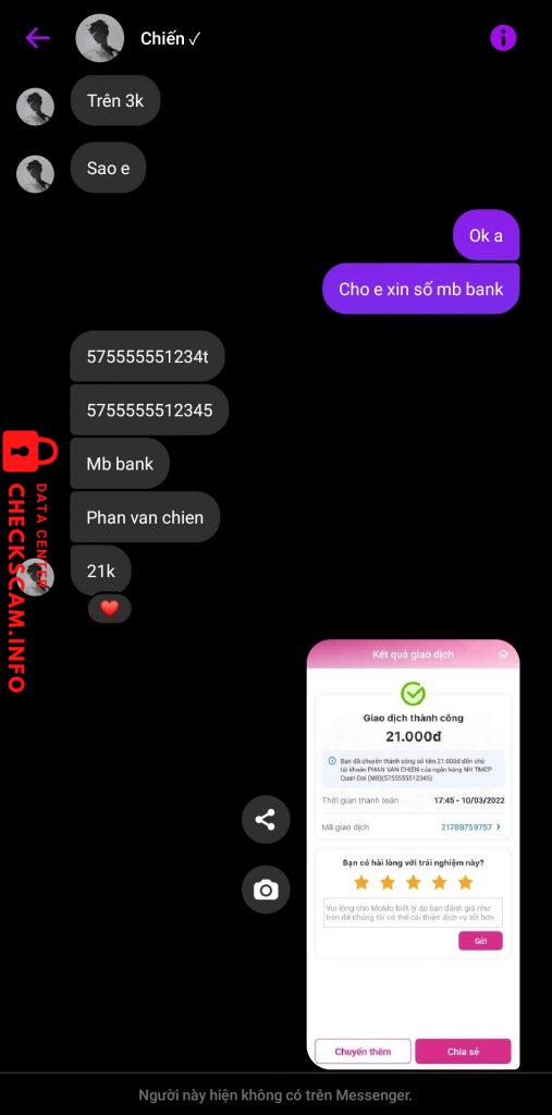 Ebidensya laban sa Phan Văn Chiến