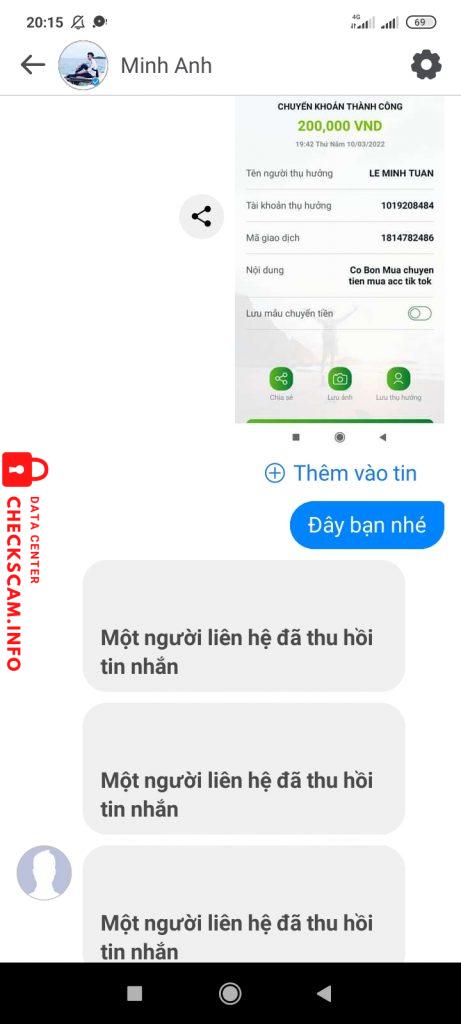 Ebidensya laban sa Lê Minh Tuấn