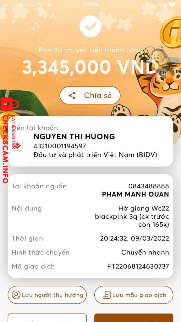 対する証拠 Nguyễn Tấn Tài