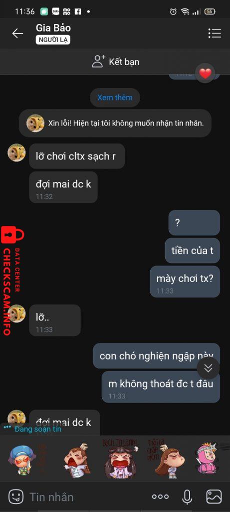 针对的证据 Tô Thanh Huy