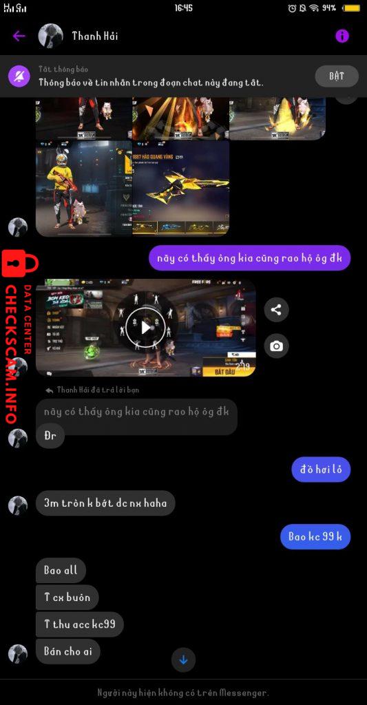 针对的证据 VU KHANH DUY