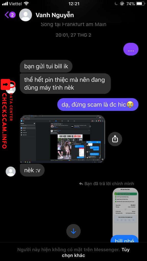 Ebidensya laban sa Nguyen Viet Anh