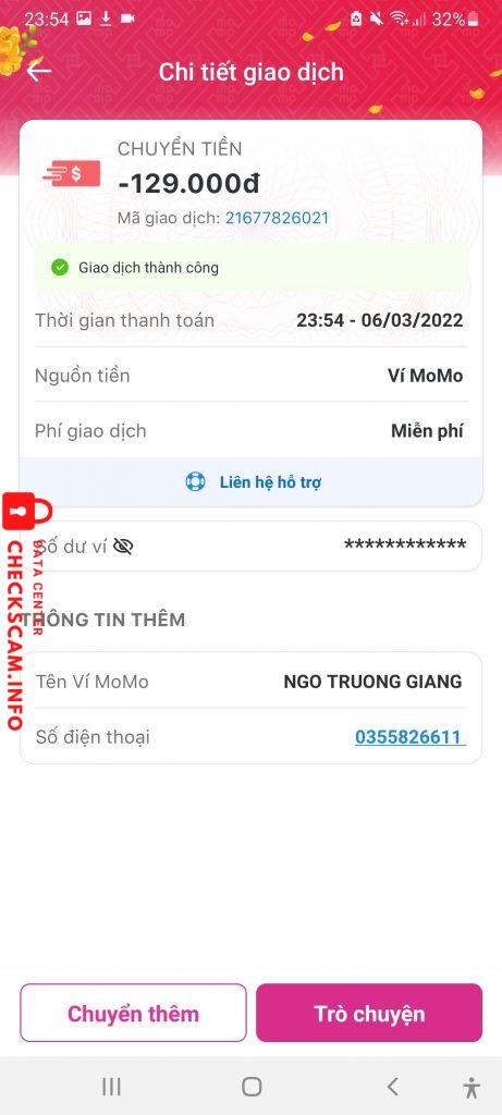 ဆန့်ကျင်သက်သေ NGO TRUONG GIANG