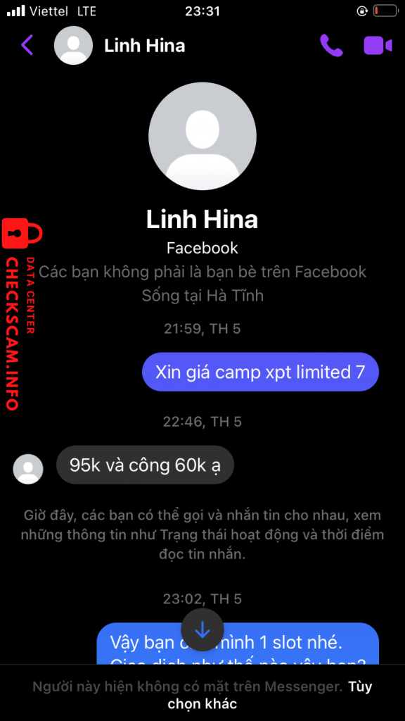 Ebidensya laban sa Cao Thị Thoa