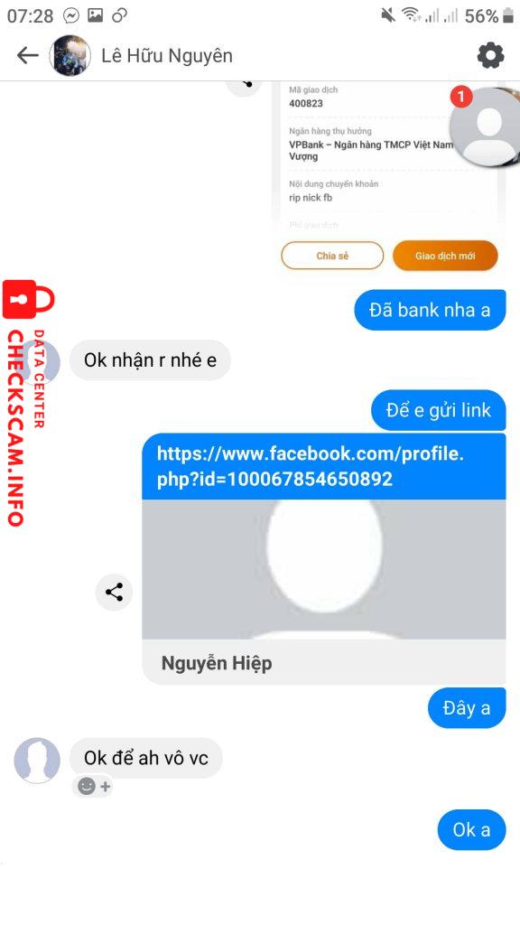 Ebidensya laban sa LE HUU NGUYEN