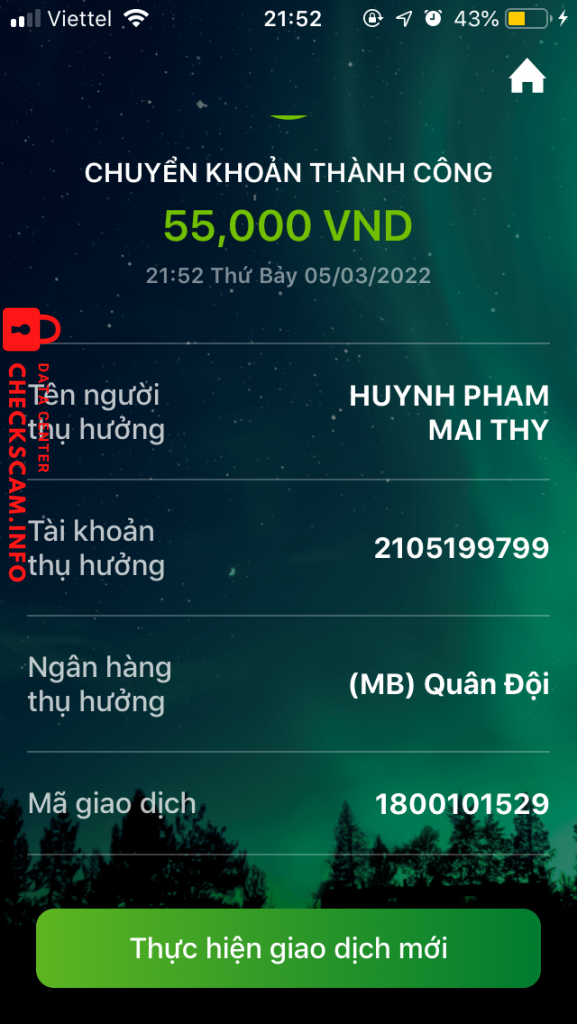 Ebidensya laban sa HUYNH PHAM MAI THI