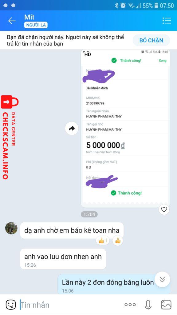 Ebidensya laban sa Huynh phạm Mai Thy