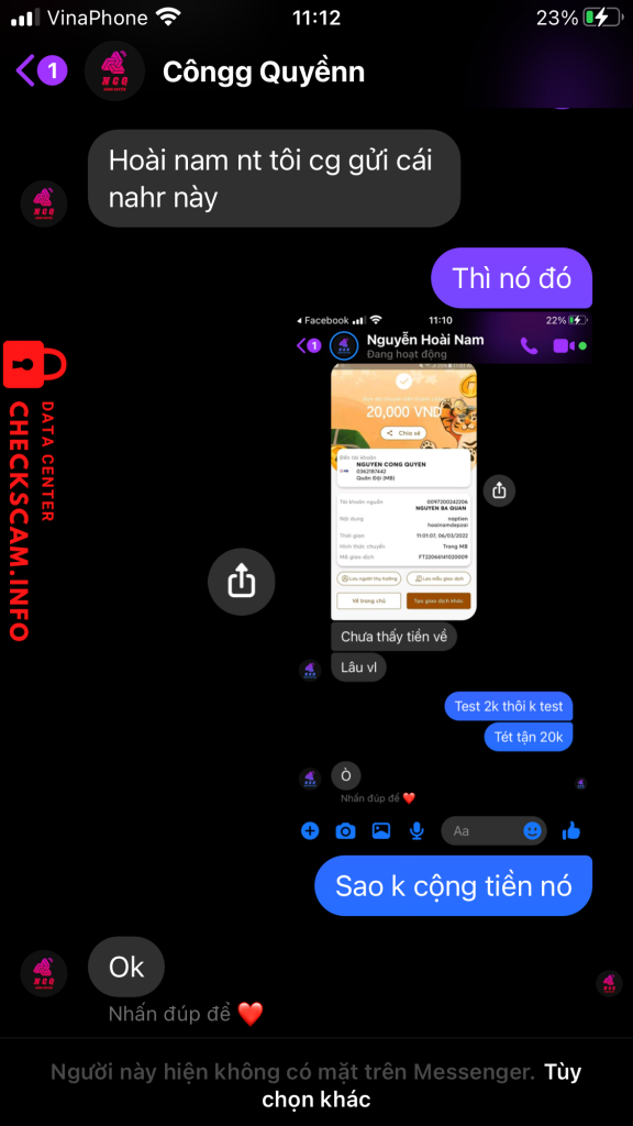 Ebidensya laban sa Nguyen Cong Quyen