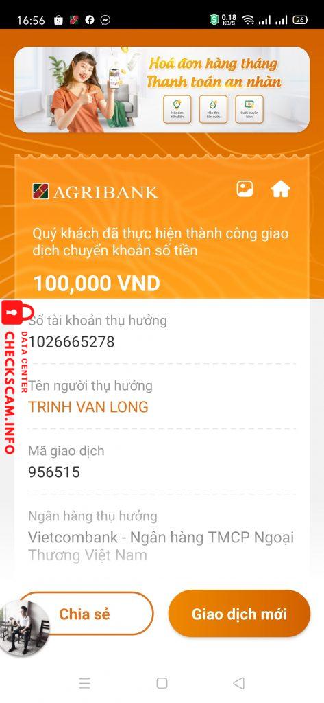 Ebidensya laban sa Trịnh Văn Long