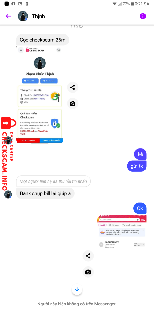 Ebidensya laban sa NGO HOANG VY