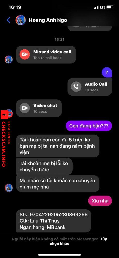 Bukti melawan Luu Thi Thuy