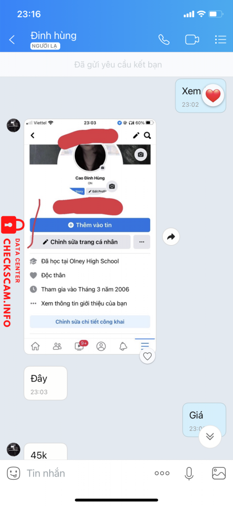 Bukti melawan CAO THANH NGHIEM (Đinh Hùng)